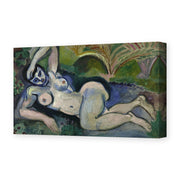 Henri Matisse's Blue Nude (Memory of Biskra) painting reproduced as a gallery-wrapped canvas print