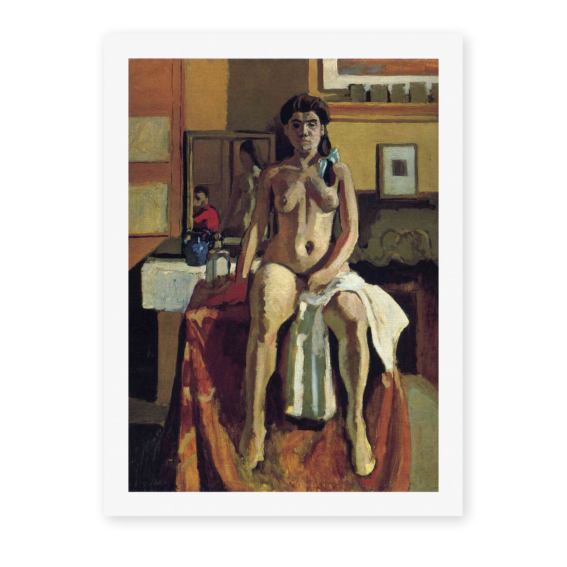 Henri Matisse's Carmelina painting reproduced as a rolled canvas print