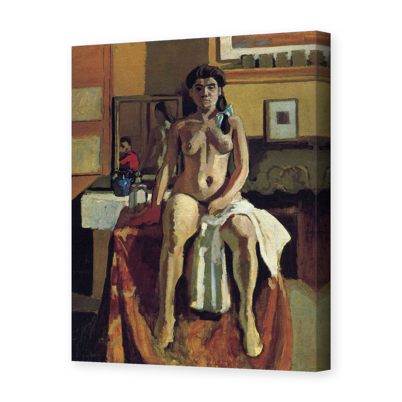 Henri Matisse's Carmelina painting reproduced as a gallery-wrapped canvas print