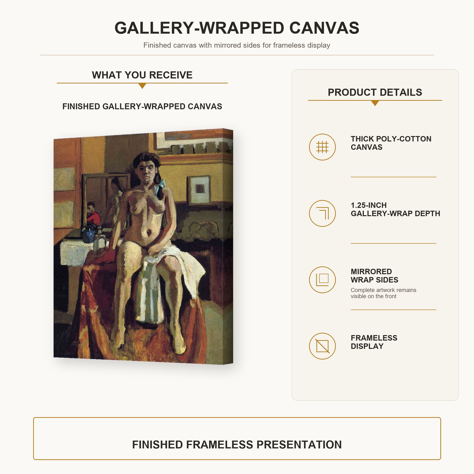 Henri Matisse - Carmelina - henri-matisse-carmelina-gallery-wrap-product-details-infographic