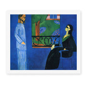 Henri Matisse's Conversation painting reproduced as a rolled canvas print