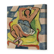 Henri Matisse's Dancer in repose painting reproduced as a gallery-wrapped canvas print