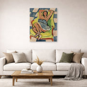 Unframed poster print of Henri Matisse's Dancer in repose displayed in a living room, view 2
