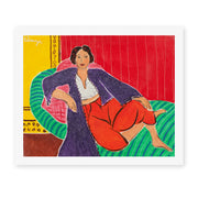 Henri Matisse's Elmyr De Hory-odalisque painting reproduced as a rolled canvas print