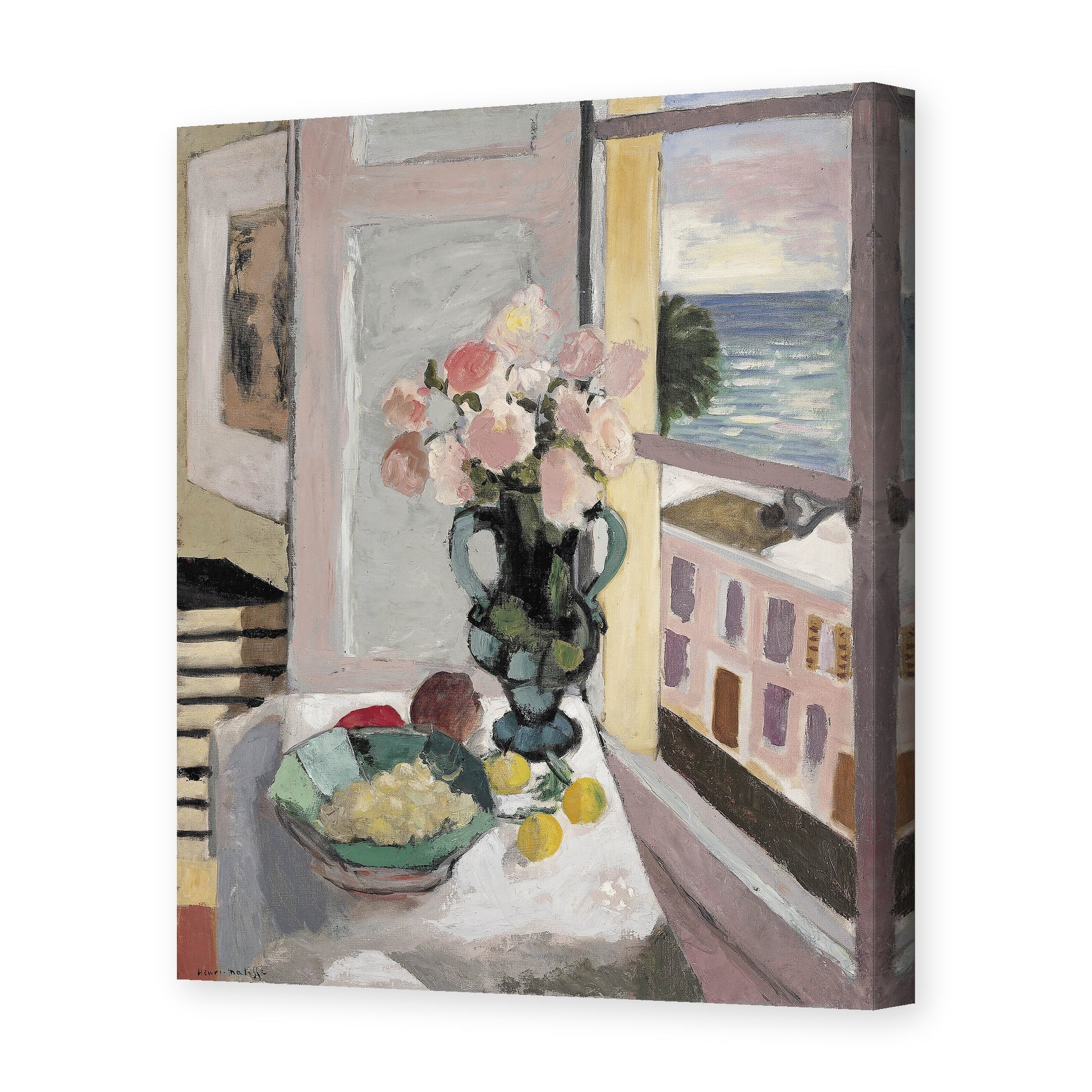 Henri Matisse - (, Flowers in Front of a Window - henri-matisse-flowers-in-front-of-a-window-gallery-wrap-hero