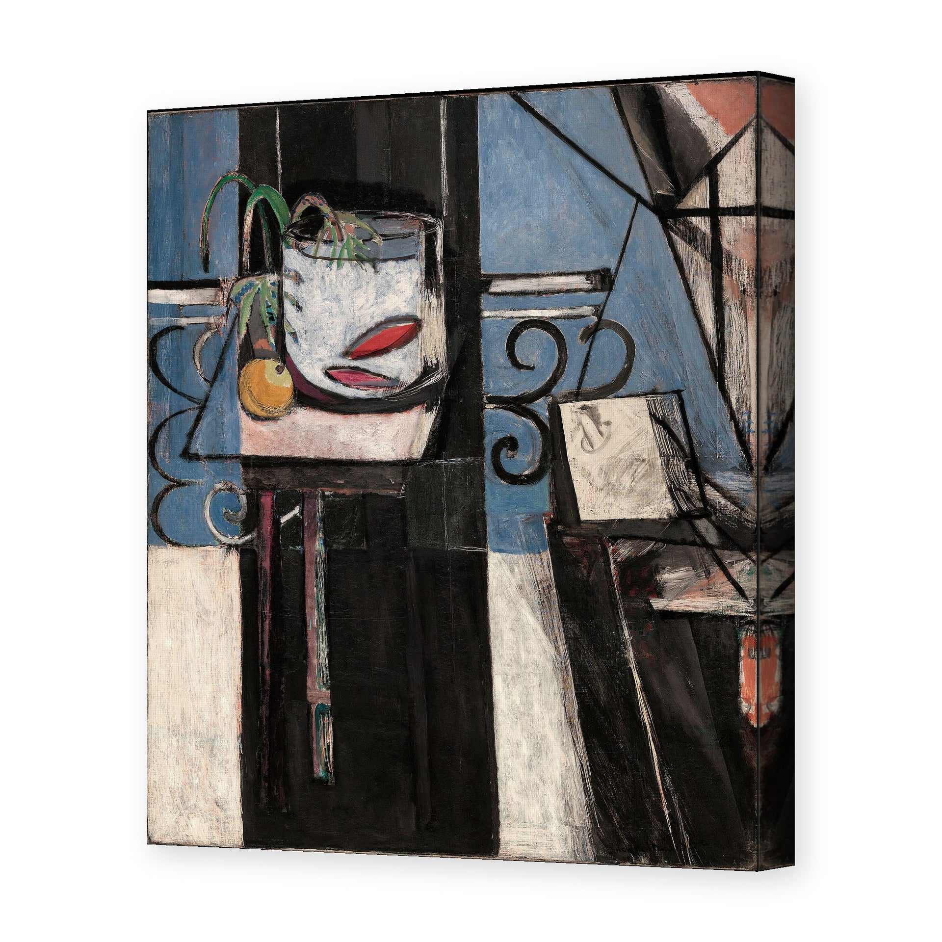 Henri Matisse's Goldfish and Palette painting reproduced as a gallery-wrapped canvas print