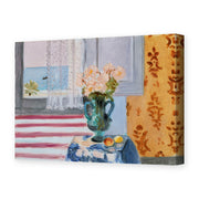 Henri Matisse's Green Vase painting reproduced as a gallery-wrapped canvas print