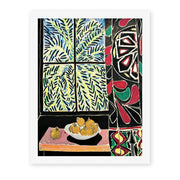Henri Matisse's Interior with an Egyptian Curtain painting reproduced as a rolled canvas print