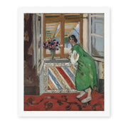 Henri Matisse's Jeune Fille a La Mauresque painting reproduced as a rolled canvas print