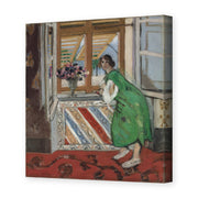 Henri Matisse's Jeune Fille a La Mauresque painting reproduced as a gallery-wrapped canvas print