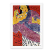 Henri Matisse's L'Asie (Asia) painting reproduced as a rolled canvas print