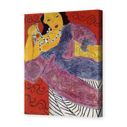 Henri Matisse's L'Asie (Asia) painting reproduced as a gallery-wrapped canvas print