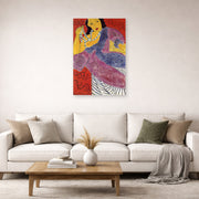 Unframed poster print of Henri Matisse's L'Asie (Asia) displayed in a living room, view 2