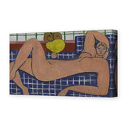 Henri Matisse's Large Reclining Nude painting reproduced as a gallery-wrapped canvas print