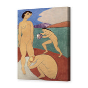 Henri Matisse's Le Luxe II painting reproduced as a gallery-wrapped canvas print