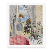 Henri Matisse's Les Regates De Nice painting reproduced as a rolled canvas print