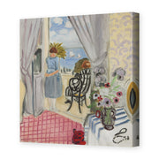 Henri Matisse's Les Regates De Nice painting reproduced as a gallery-wrapped canvas print