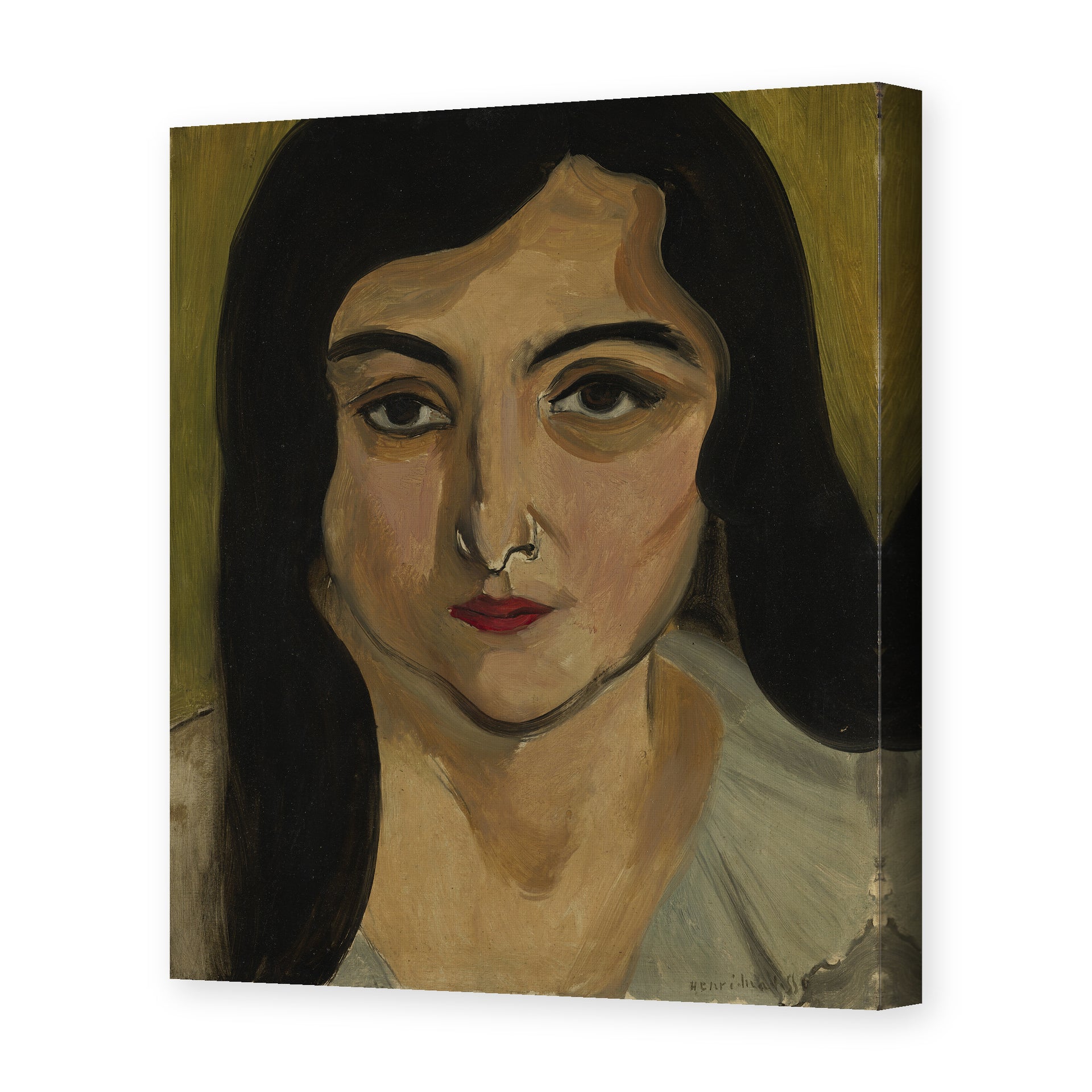 Henri Matisse's Lorette painting reproduced as a gallery-wrapped canvas print