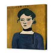 Henri Matisse's Marguerite painting reproduced as a gallery-wrapped canvas print