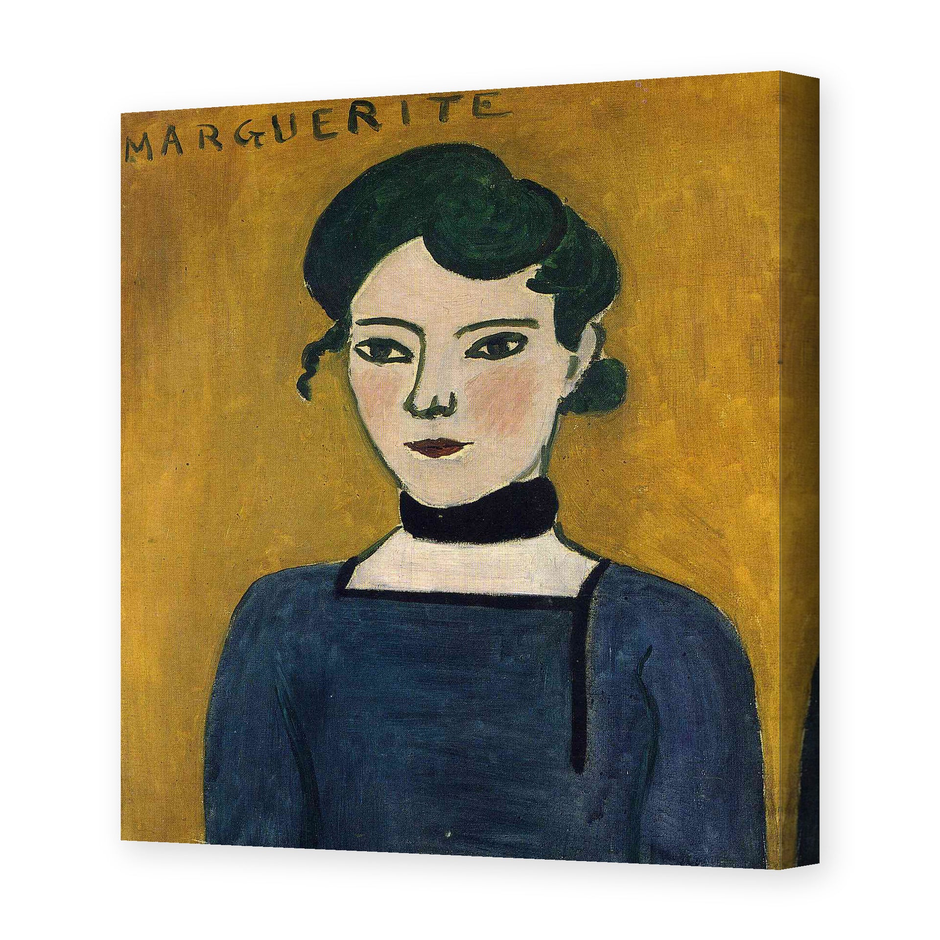 Henri Matisse's Marguerite painting reproduced as a gallery-wrapped canvas print