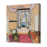 Henri Matisse's My Room at the Beau-rivage painting reproduced as a gallery-wrapped canvas print