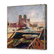 Henri Matisse's Notre-dame painting reproduced as a gallery-wrapped canvas print