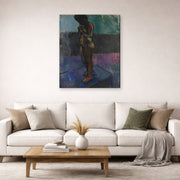 Gallery-wrapped canvas print of Henri Matisse's Nu Aux Souliers Roses hanging in a living room, view 2