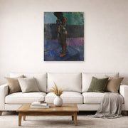 Unframed poster print of Henri Matisse's Nu Aux Souliers Roses displayed in a living room, view 2