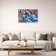 Unframed poster print of Henri Matisse's Odalisque with a Turkish Chair displayed in a living room, view 2