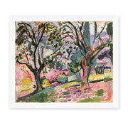 Henri Matisse's Olive Trees at Collioure painting reproduced as a rolled canvas print
