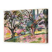 Henri Matisse's Olive Trees at Collioure painting reproduced as a gallery-wrapped canvas print