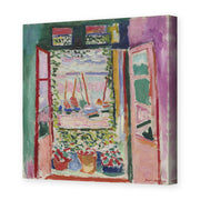 Henri Matisse's Open Window, Collioure painting reproduced as a gallery-wrapped canvas print
