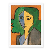 Henri Matisse's Portrait of Lydia Delectorskaya painting reproduced as a rolled canvas print