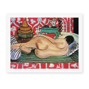 Henri Matisse's Reclining Nude Back painting reproduced as a rolled canvas print