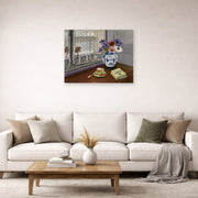 Unframed poster print of Henri Matisse's Still Life with Pascal's Pensees displayed in a living room, view 2