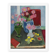 Henri Matisse's Still Life with Three Vases painting reproduced as a rolled canvas print