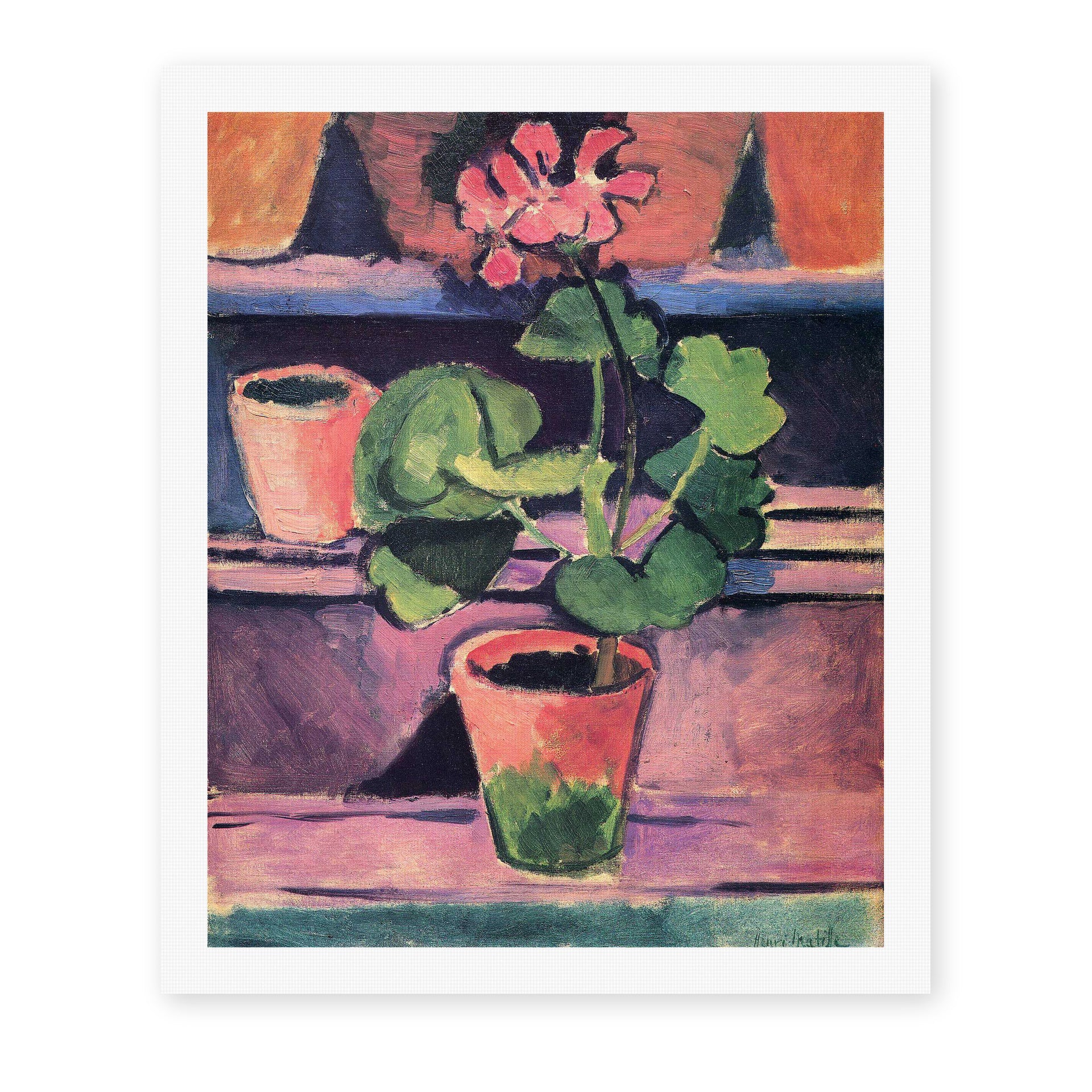 Henri Matisse's Still Life painting reproduced as a rolled canvas print