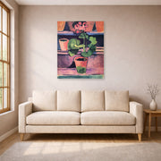 Unframed poster print of Henri Matisse's Still Life displayed in a living room, view 1