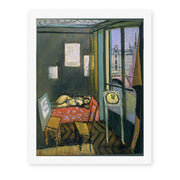 Henri Matisse's Studio, Quai Saint-michel painting reproduced as a rolled canvas print