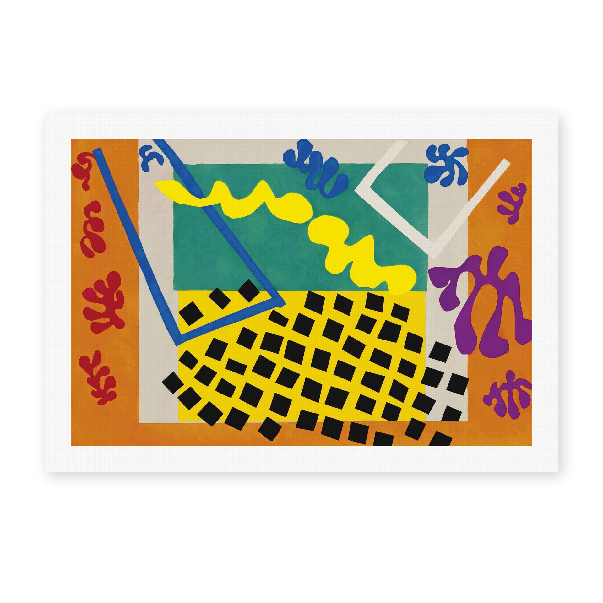 Henri Matisse's The Codomas painting reproduced as a rolled canvas print