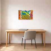Gallery-wrapped canvas print of Henri Matisse's The Codomas hanging in a home office