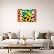 Unframed poster print of Henri Matisse's The Codomas displayed in a living room, view 2