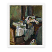 Henri Matisse's The Convalescent Woman (the Sick Woman) painting reproduced as a rolled canvas print