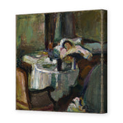 Henri Matisse's The Convalescent Woman (the Sick Woman) painting reproduced as a gallery-wrapped canvas print