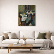 Unframed poster print of Henri Matisse's The Convalescent Woman (the Sick Woman) displayed in a living room, view 2