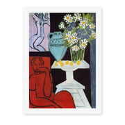 Henri Matisse's The Daisies painting reproduced as a rolled canvas print