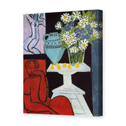 Henri Matisse's The Daisies painting reproduced as a gallery-wrapped canvas print