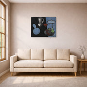 Unframed poster print of Henri Matisse's The Gourds displayed in a living room, view 1
