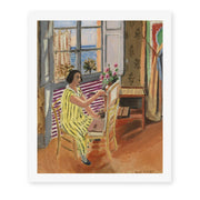 Henri Matisse's The Morning Session painting reproduced as a rolled canvas print