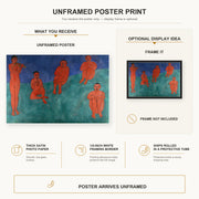 Henri Matisse - The Music poster print size comparison display infographic